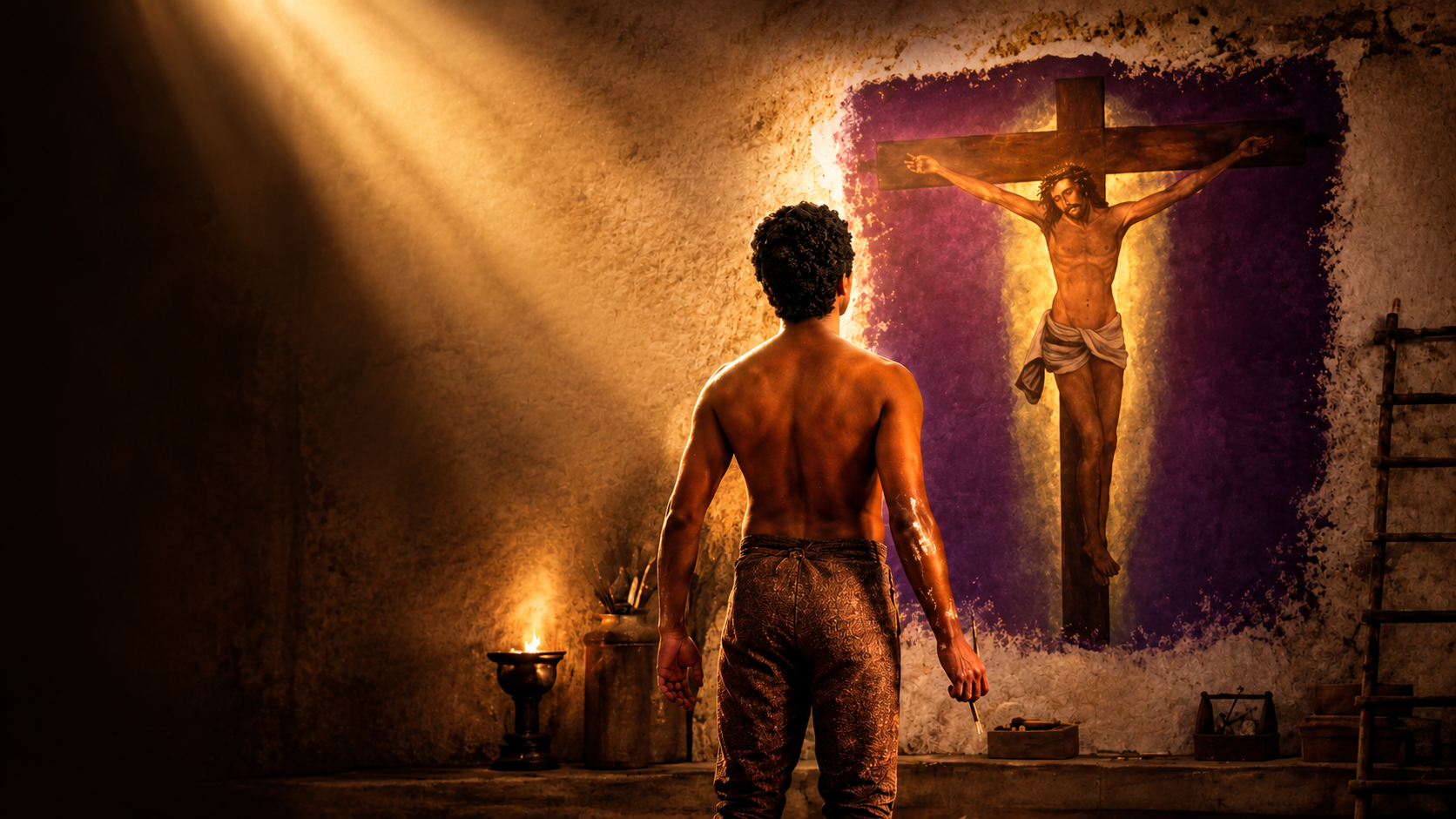 ‘El pintor de los milagros’ conquista Madrid: el fervor del Cristo Moreno llega al cine español